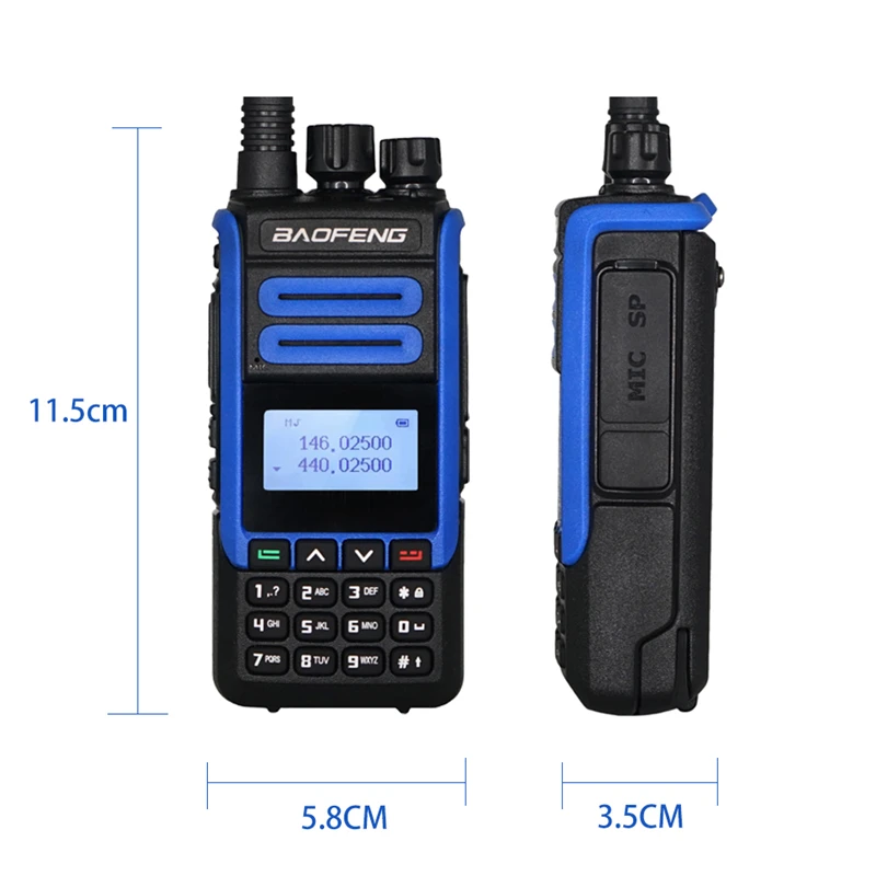 High Quality BAOFENG bf-h7 Portable Walkie Talkie Dual Band UHF VHF Long Range 5-15KM Radio Receiver Two Way Ham Radios BF-H7