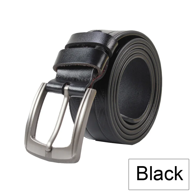 Ke Meiqi Leather Belt Men's Leather Pin Buckle Belt Men's Luxury Belt Tide Pants Belt Pure Leisure All-match