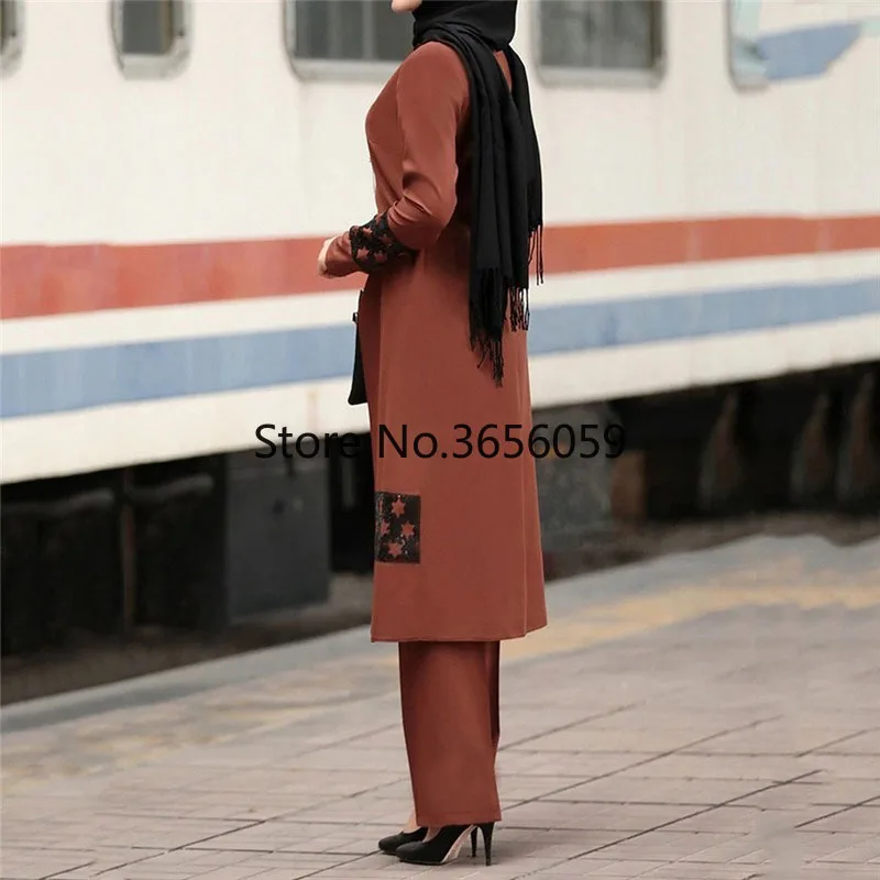 Мусульманская Мода абайя платье Арабская Ближний Восток Исламская одежда для