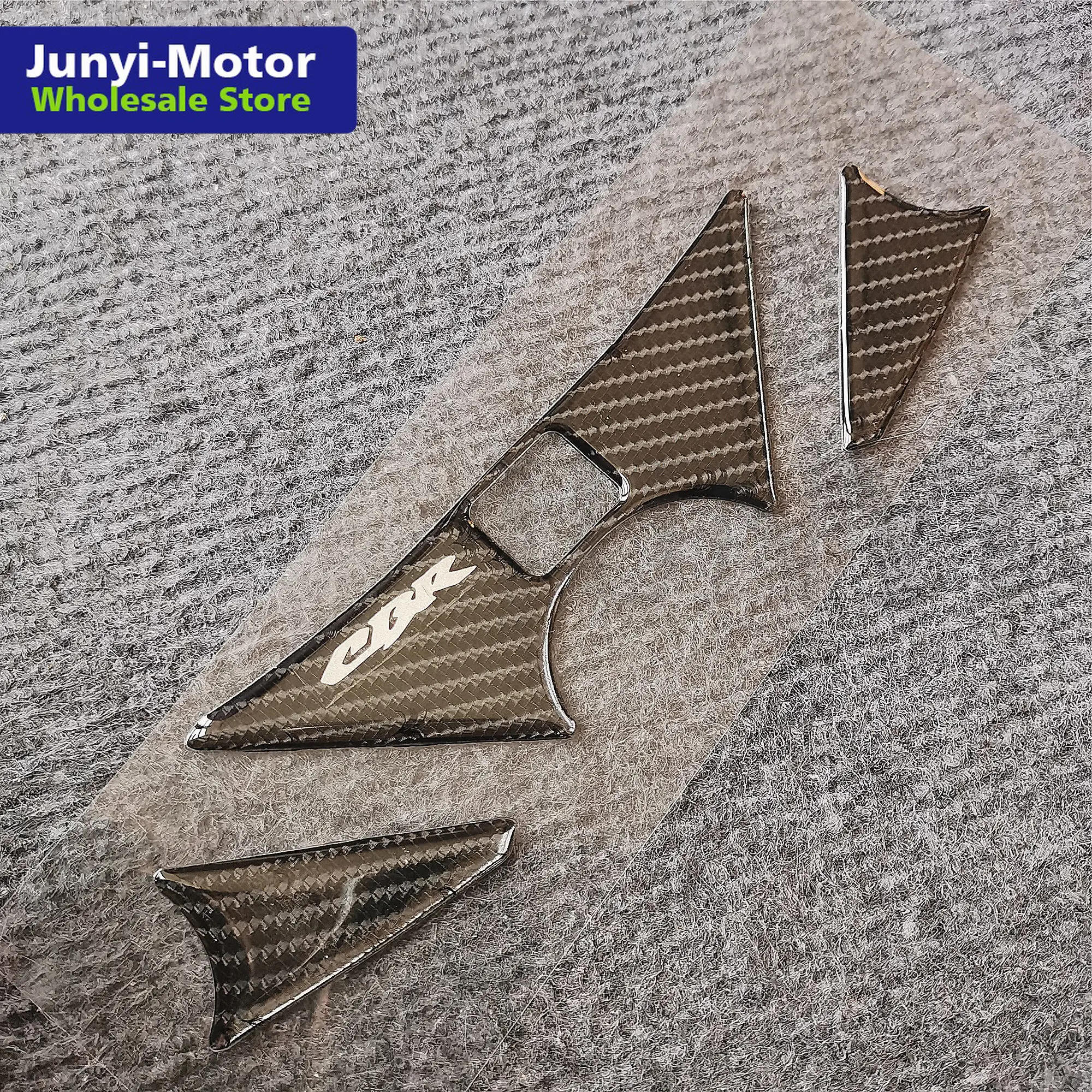 

For Honda CBR250 CBR 250 2011 2012 2013 Sticker Triple Tree Top Clamp Upper Front End Handle Yoke Carbon Fiber Motorcycle Decal
