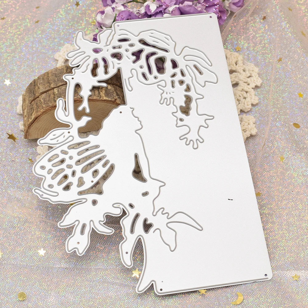 Большой размер Бабочка Принцесса Ангел Фея рамка металлические режущие штампы