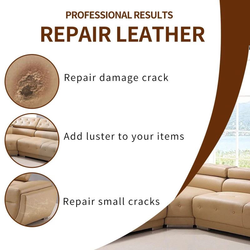 

20ml Leather Repair Gel Car Seat Home Leather Complementary Repair Color Repair Refurbishing Cream Paste Leather Cleaner