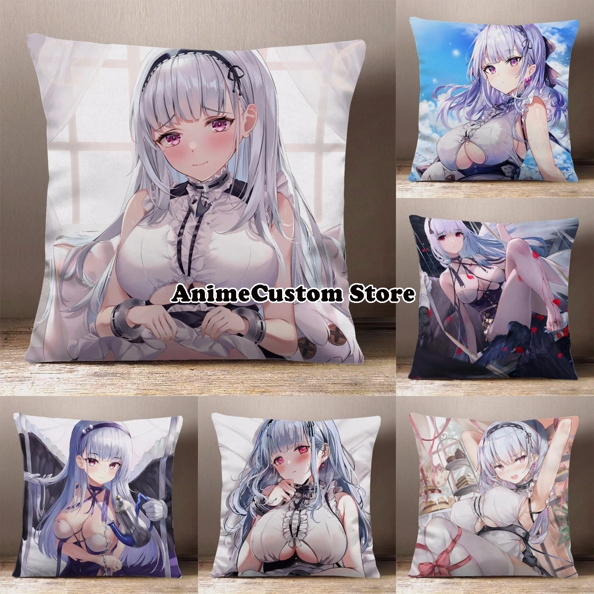 

Game Anime Azur Lane HMS Dido Cartoon Square Throw Pillow Siesta Dakimakura Dakimakura Safa Back Cushion Cosplay Gifts