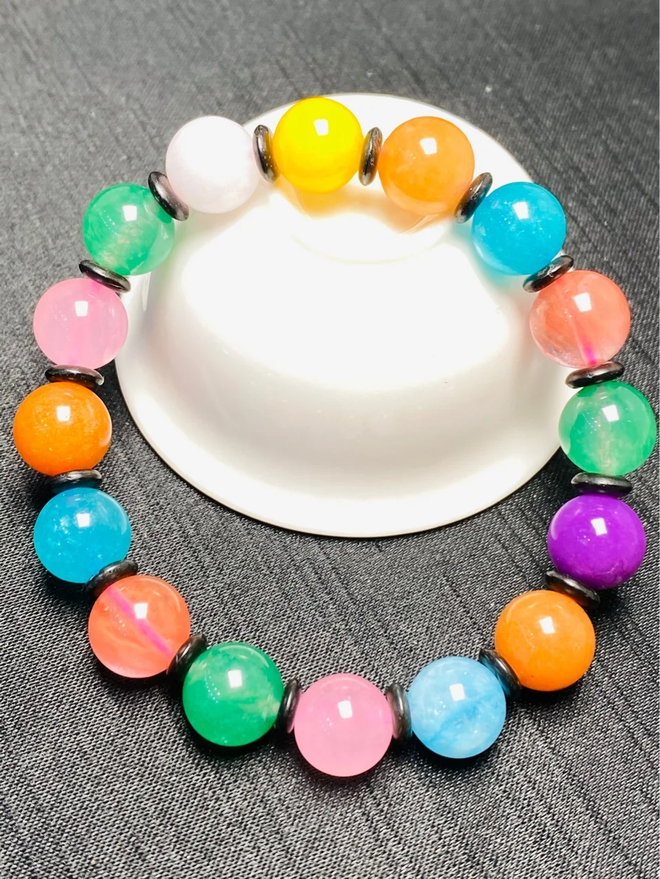 

Colorful agate bracelet 8MM 10MM