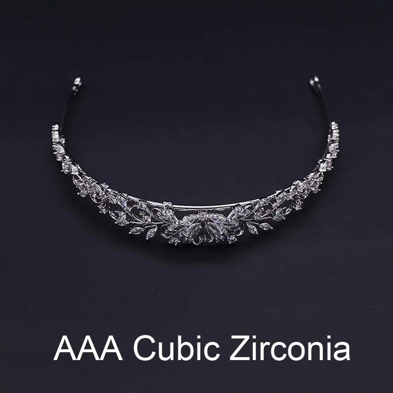 

Тиары и короны женские с фианитом, роскошные модные ювелирные украшения со сверкающими фианитами класса ААА, свадебные аксессуары для неве...