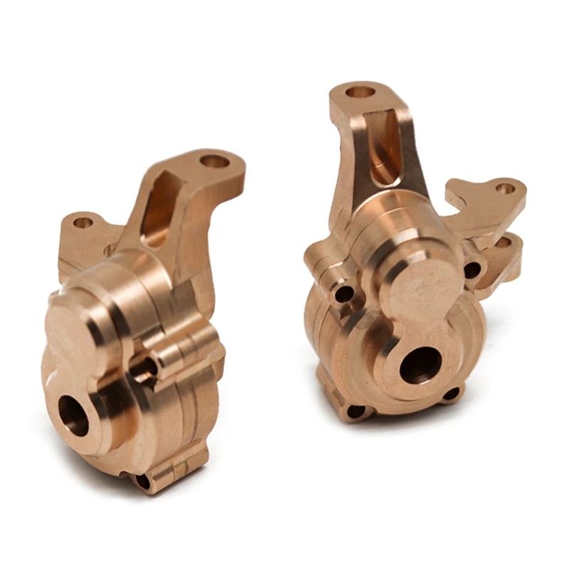 

2 Pcs RC Accessories Brass Steering Cups Set for YK4102 Portal Metal Weights Counterweight Durable Upgrades Replacement Parts