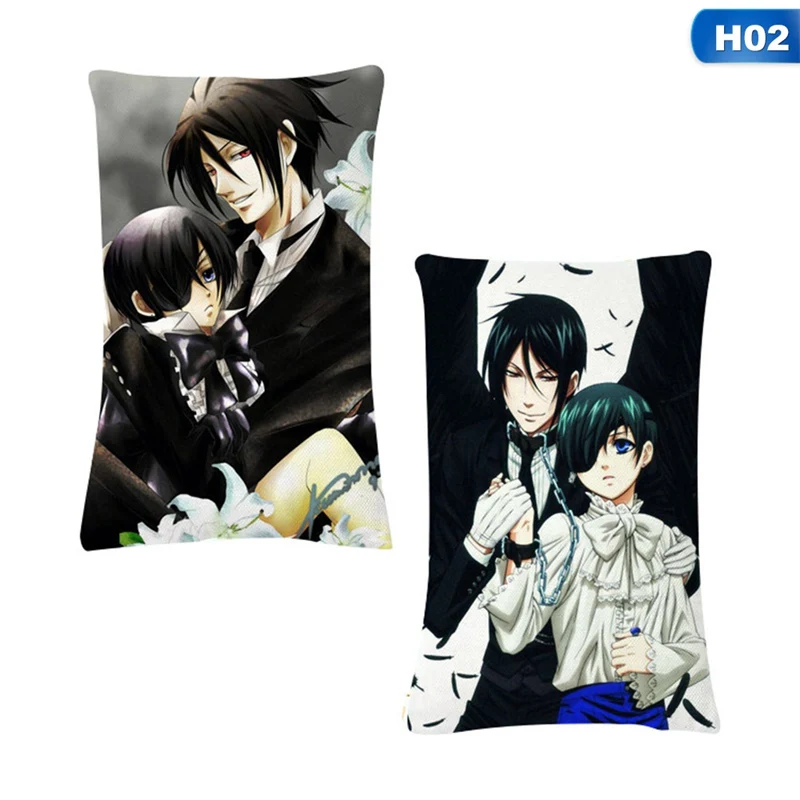 

40*60cm Black Butler Pillowcase Wedding Decorative Pillow Cover Custom Two Side Gift For Printed Pillow Cases