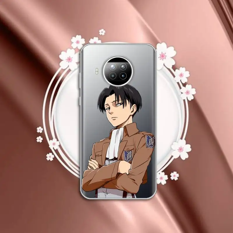 

Attack On Titan Phone Case Transparent for Xiaomi mi Redmi note 10 t 8 9 pro lite 11 Samsung S 8 9 10 20
