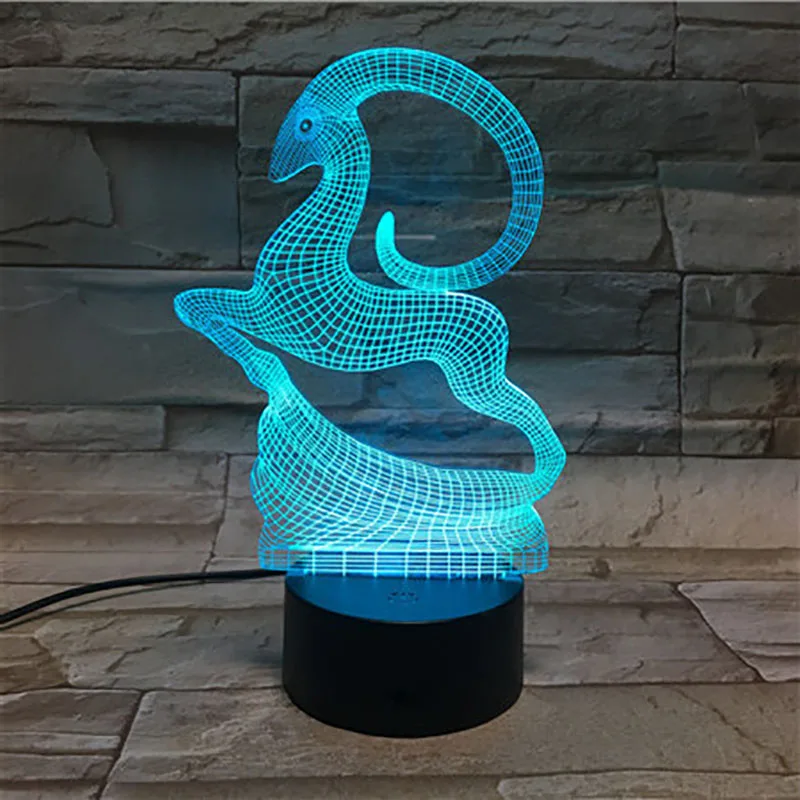

3D Acrylic Desk Lamp Atmosphere Night Lights LED Deer Nightlight Smart Phone Control Cute Room Decoration Kids Birthday Gift