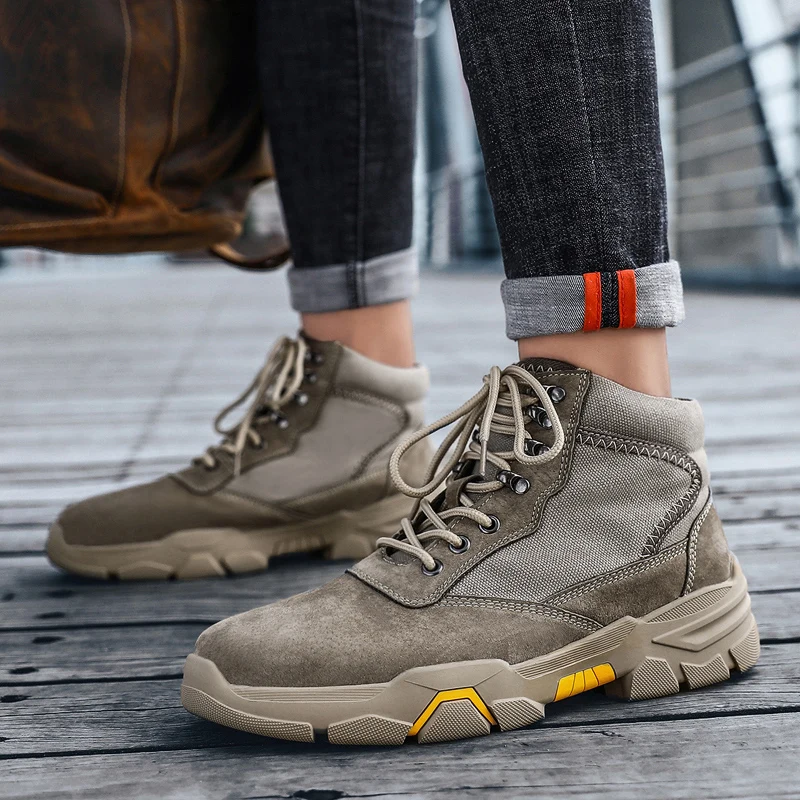 Повседневная мужская кожаная обувь Мужская классическая удобная для походов