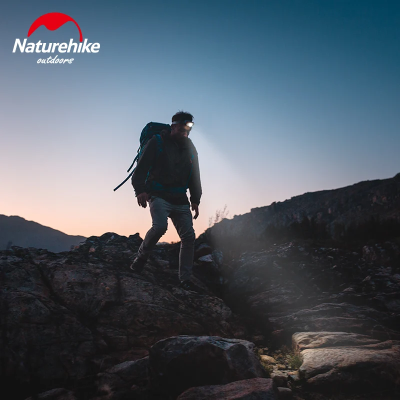 Налобный фонарь Naturehike портативный водонепроницаемый светильник с мощным