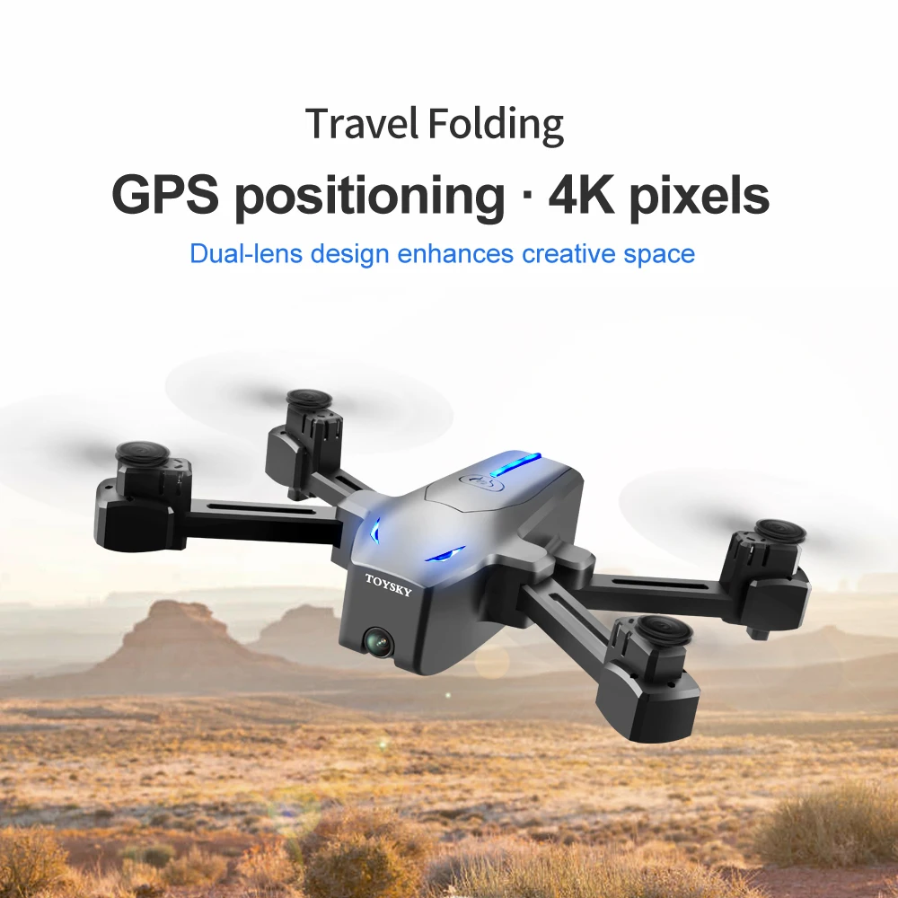 LANSENXI 2020 новый GPS 5G Дрон S176 HD 4K двойная камера WiFi FPV follow me функция Радиоуправляемый