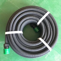 7 515m porous soaker hose micro drip irrigation 49mm leaking tube anti aging permeable pipe garden watering hose reel tabaco