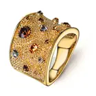 FDLK винтажное женское кольцо, украшения из природных кристаллов очаровательное женское кольцо, размер 5-12