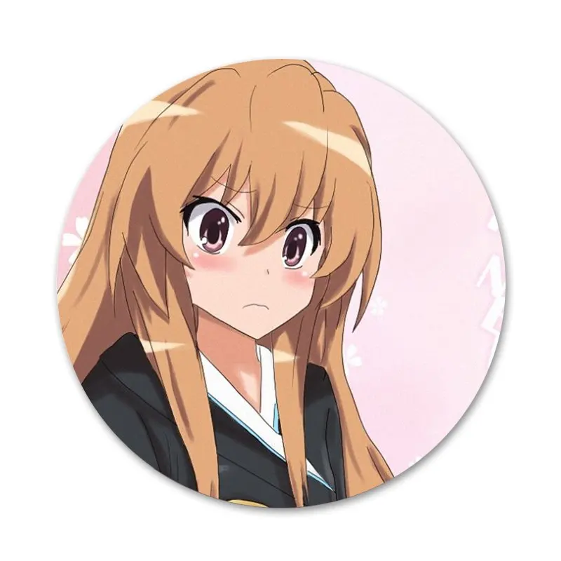 58 мм Брошь Toradora Taiga aisaka значок косплея аксессуары для одежды рюкзак украшение