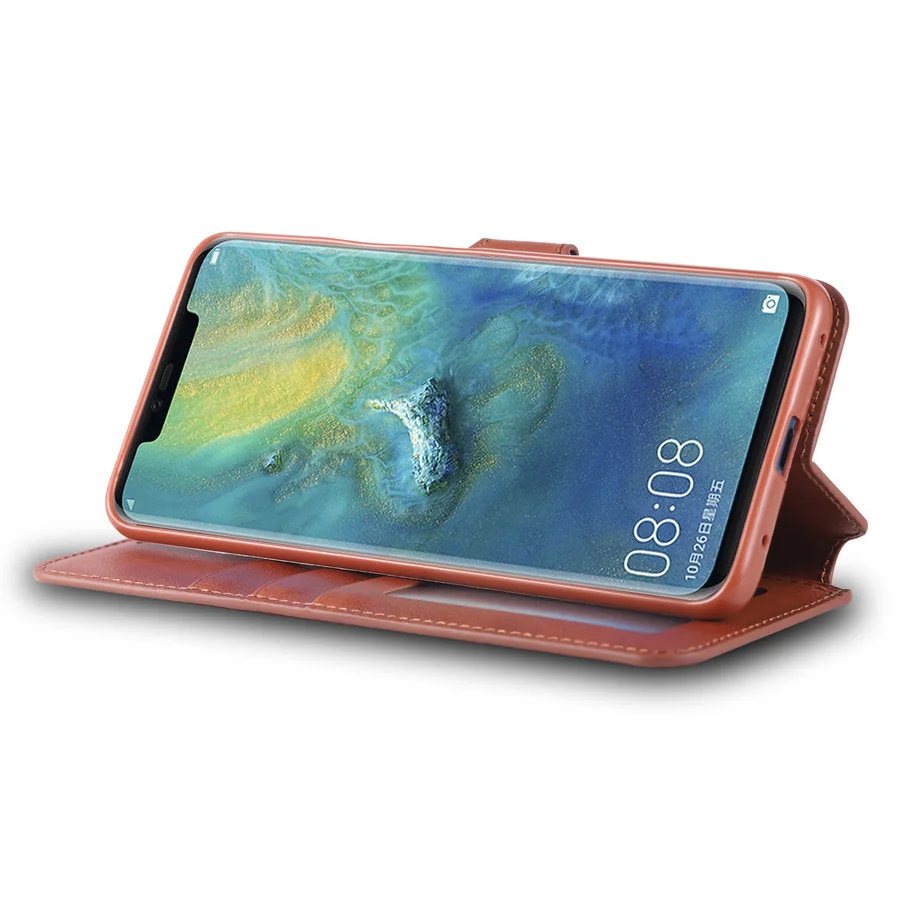 Кожаный флип чехол для Huawei P Smart Plus 2019 P30 P20 Mate 20 X Pro Lite Mate20 бумажник 10 с держателем