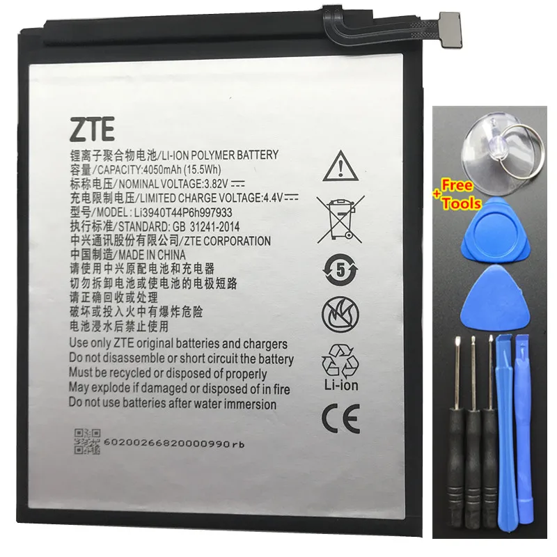 

New Original 4050mAh For ZTE Li3940t44P6h997933 Battery
