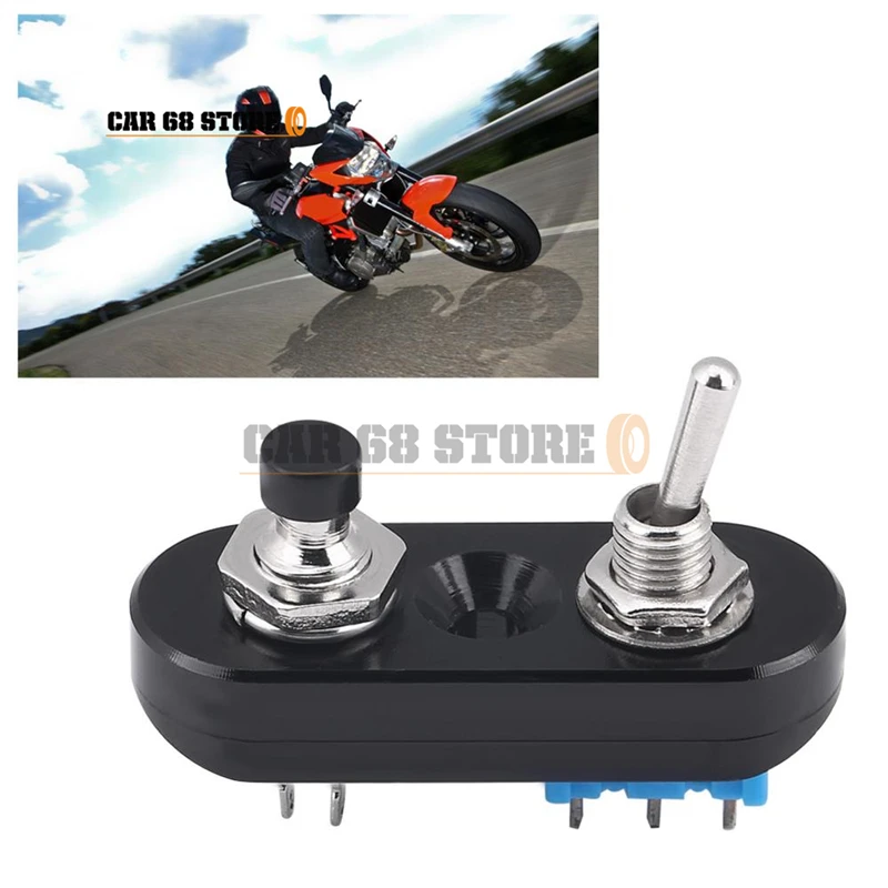 

1 Pcs Aluminum Alloy on/Off Button Motorbike Headlight Horn Control Switch Motorcycle Handlebar Switch Motorbike Spare Parts