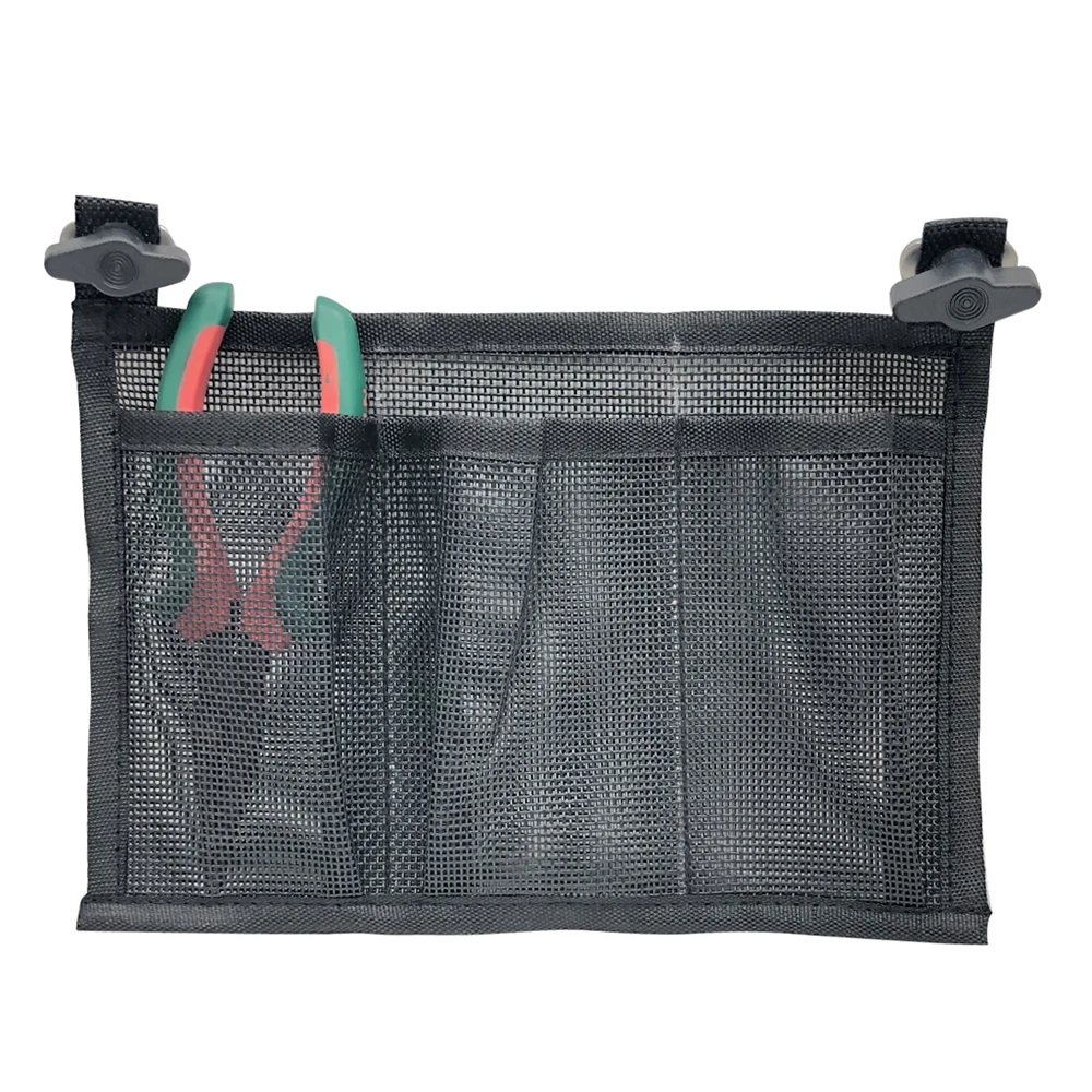 Mesh Bag Black Nylon Marine Beer Mesh For Marine Boat Hold Organizer Kayak Canoe Accessory Fishing Tools Box Storage Bag