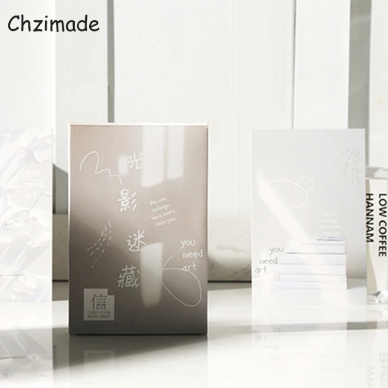 Chzimade 30 шт./лот искусство Скрапбукинг Бумажные украшения Канцтовары карточка свет