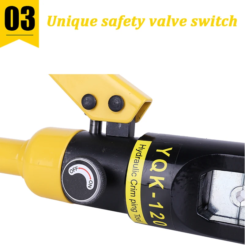 

YQK-70 Hydraulic Crimping Tools 4-70mm2 Pressure 5-6T Crimper Plier Hydraulic Compression Tool Pliers Crimping High Quality