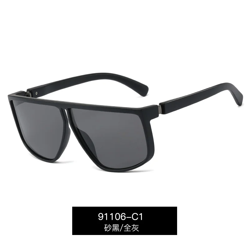 

Oversized Sunglasses 2021 Plastic Big Square Frame Eyewear Colorful Fashion Trendy Women Men Sun Glasses Shades