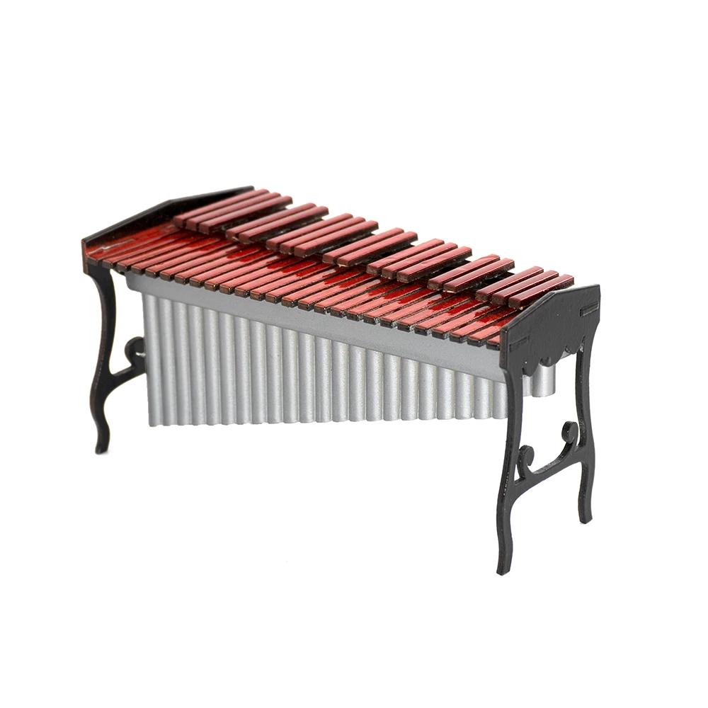 12 см Миниатюрная модель Marimba мини ксилофон музыкальный инструмент кукольный