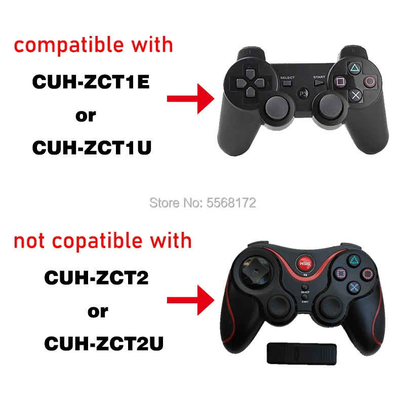 

3.7V 1800mAh Rechargeable Replacement Battery for PS3 game controller Battery Pack for PS3 gamepad