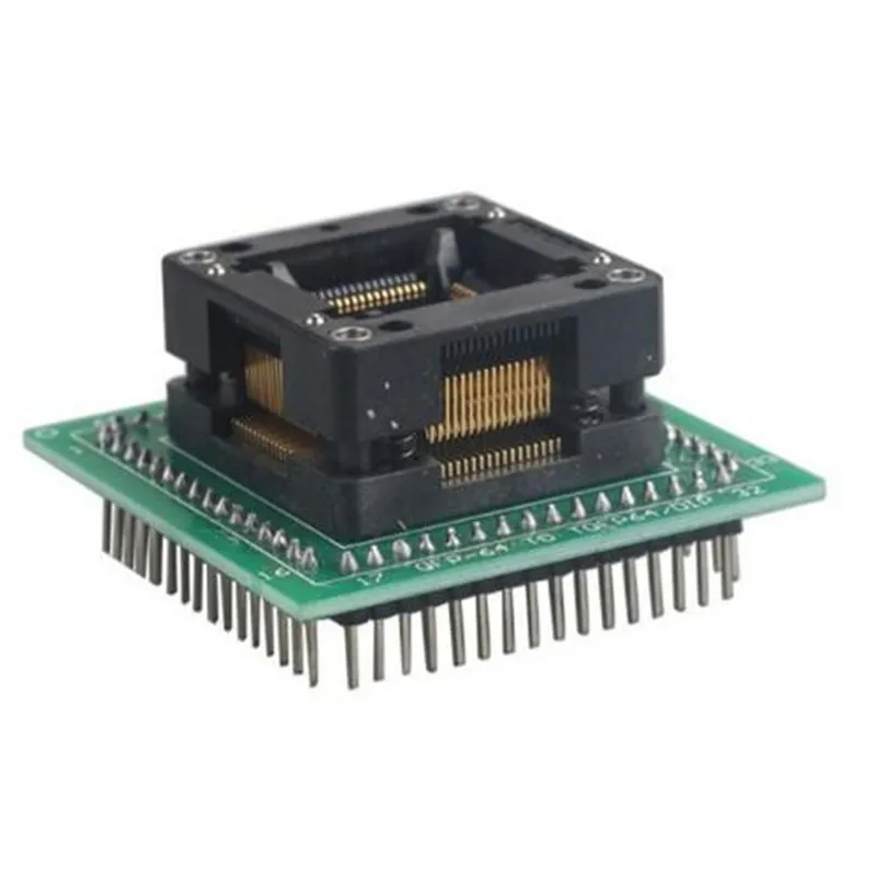 IC HC05 HC08 QFP64 адаптер для ETL программатора XPROG M Auto ECU Prog работает идеально и