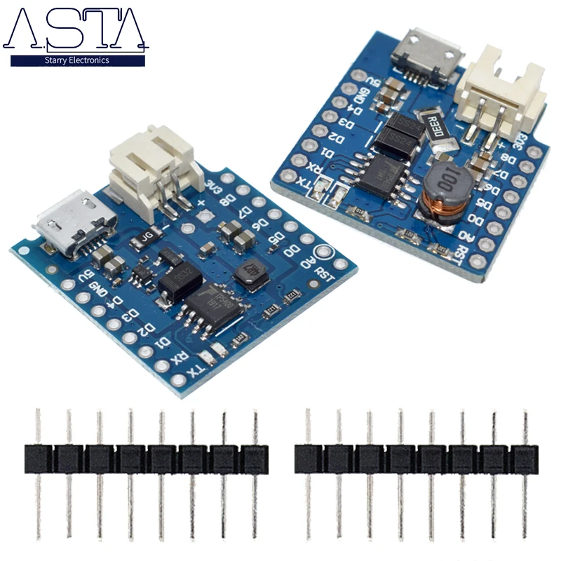 Защита аккумулятора V1.1.0 V1.2.0 Для WEMOS D1 Mini зарядка и усиление одной литиевой