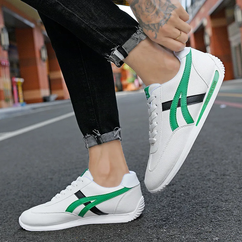 

2021 Men Sneakers Leather Spring Autumn High Quality Women Casual Shoes Tenis Waterproof Original Designer Zapatillas Hombre