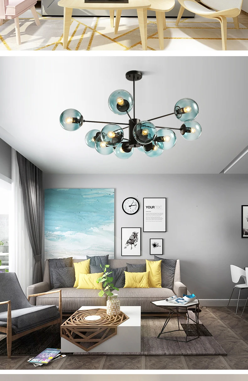 MDWELL Lustre Lustres para sala de jantar E27 светодиодный регулируемый подвесной светильник деревянные светильники для столовой