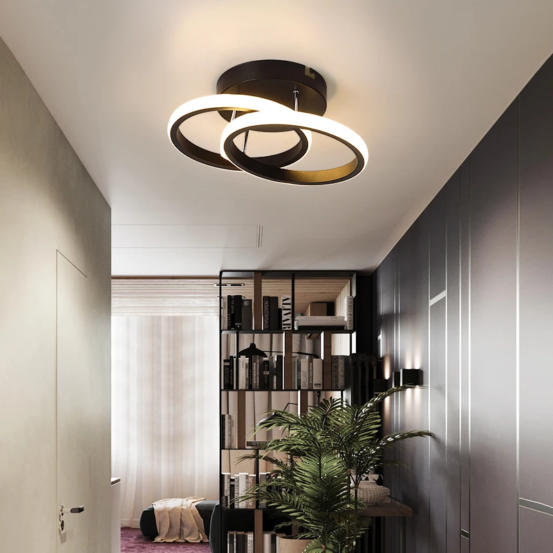 Современный светодиодный потолочный светильник для коридора, домашнее освещение, светодиодный потолочный светильник для поверхностного м... от AliExpress WW