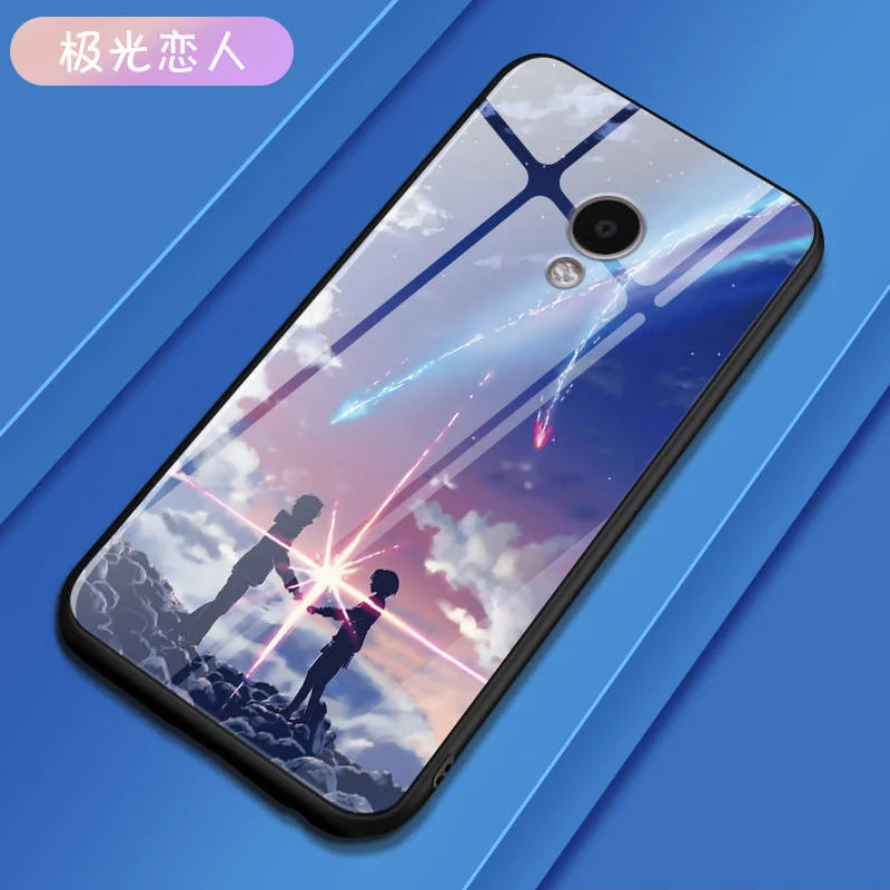 Чехол-накладка для Meizu M5 Note M6 M5S M6S E3 16 15 Plus 16X 16XS из закаленного стекла | Мобильные