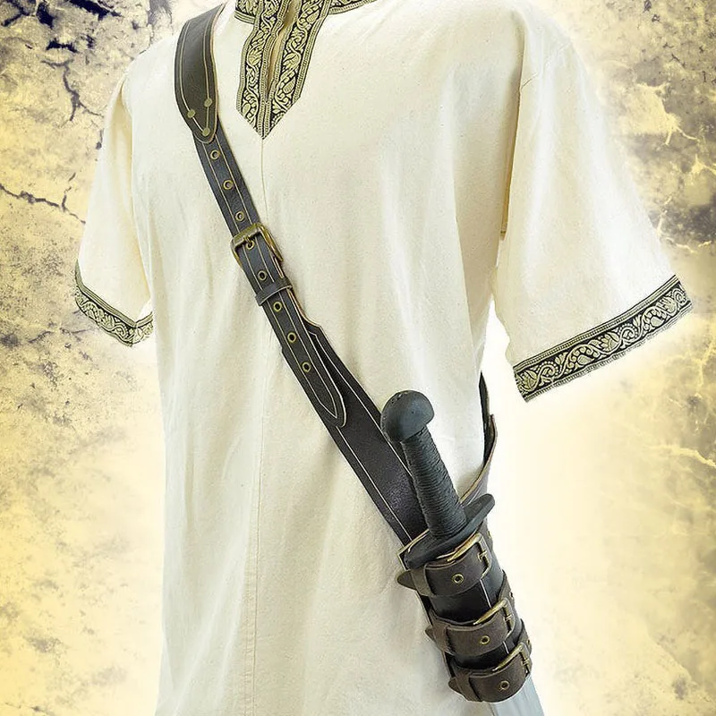 Регулируемый пиратский кинжал в стиле стимпанк кобура бальдрический кожаный