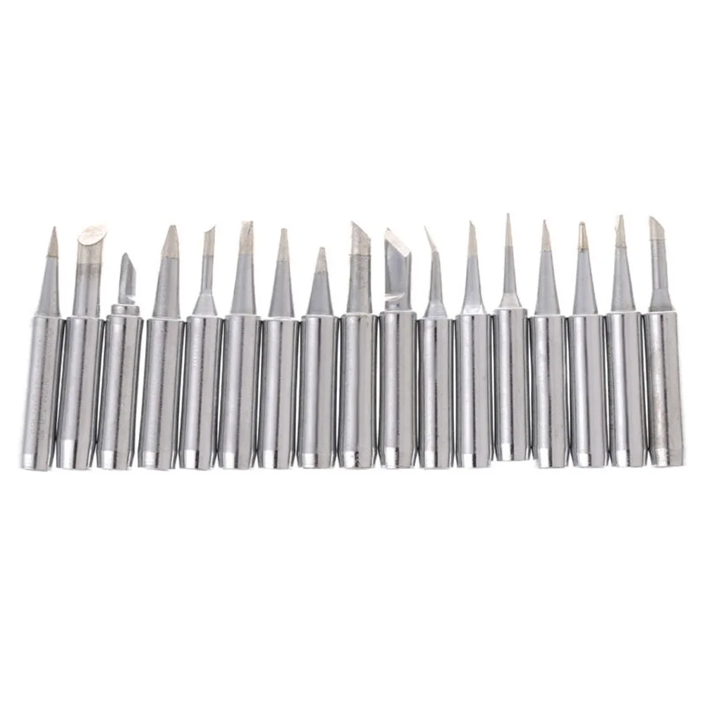 

17Pcs Soldering Iron Tips Welding Head Set Kit High Quality Lead-Free 900M-T For HAKKO 936 YIHUA Soldering Station Accessories