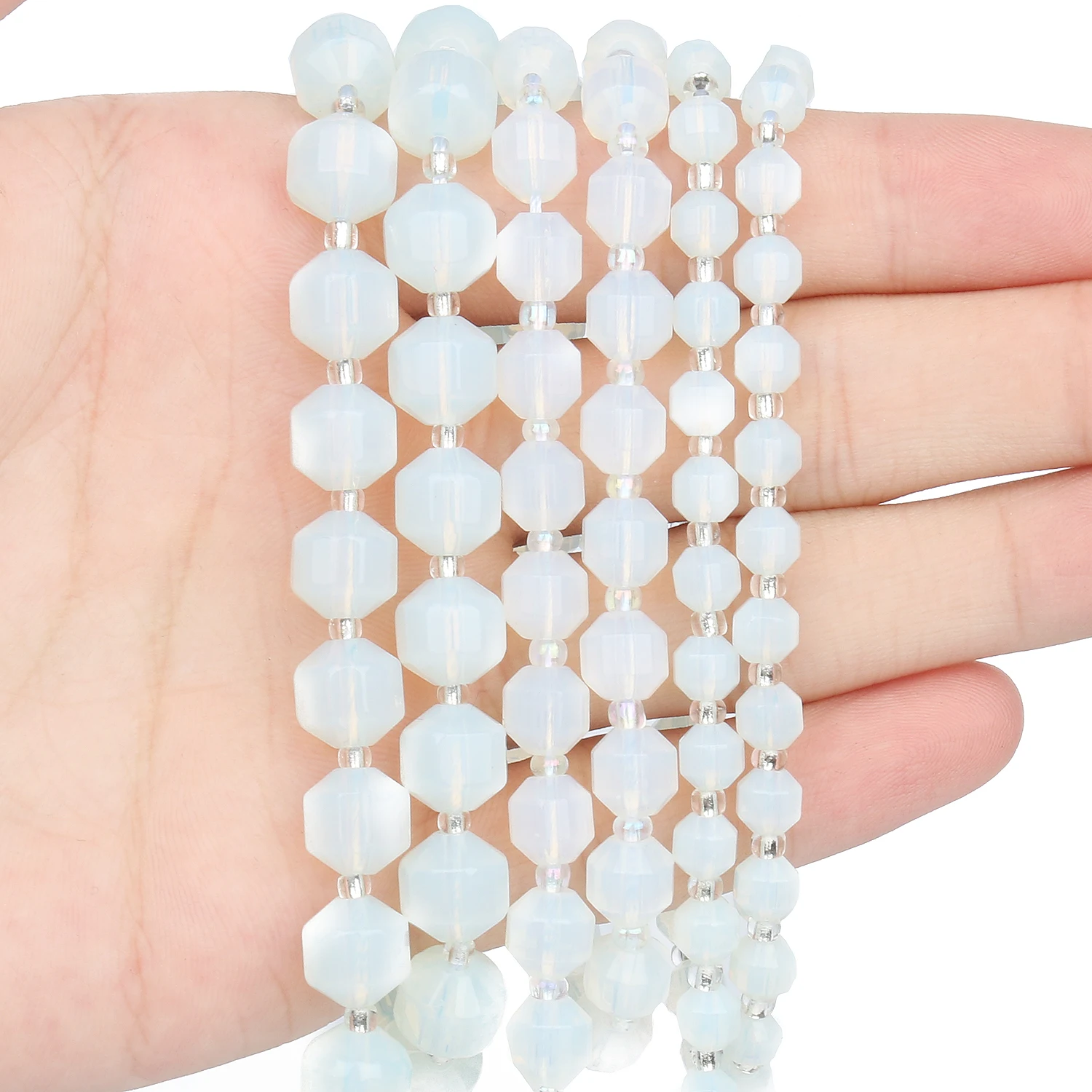 

_ Бусины Из Минерального камня в форме оливы для изготовления ювелирных изделий своими руками, аксессуары для браслетов и ожерелий 6 8 10 мм