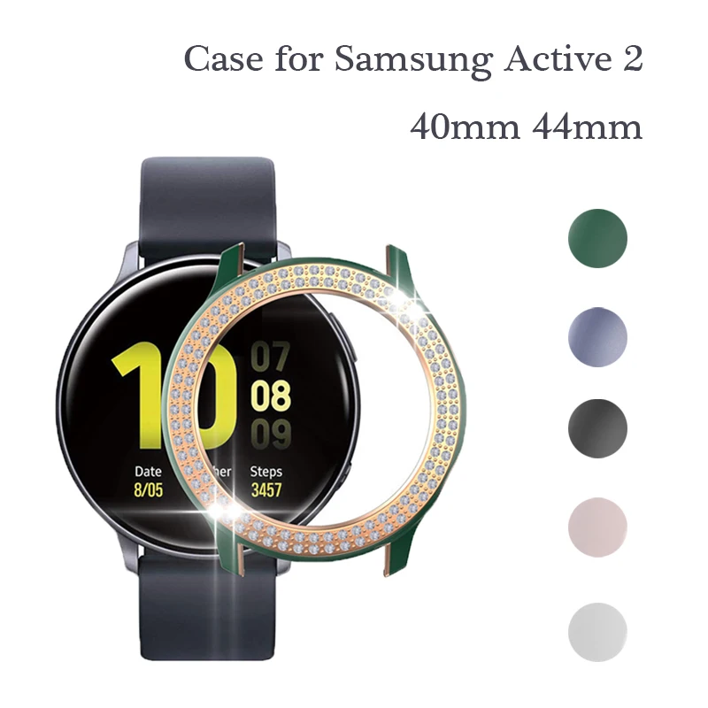 Чехол для часов Samsung galaxy Watch active 2 40 мм 44 гальванизированный чехол с алмазным