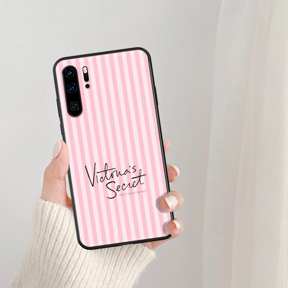 

Pink Secret With Victoriaes Phone Case For Huawei P Mate Smart 10 20 30 40 Lite Z 2019 Pro black Shell Trend Back Silicone