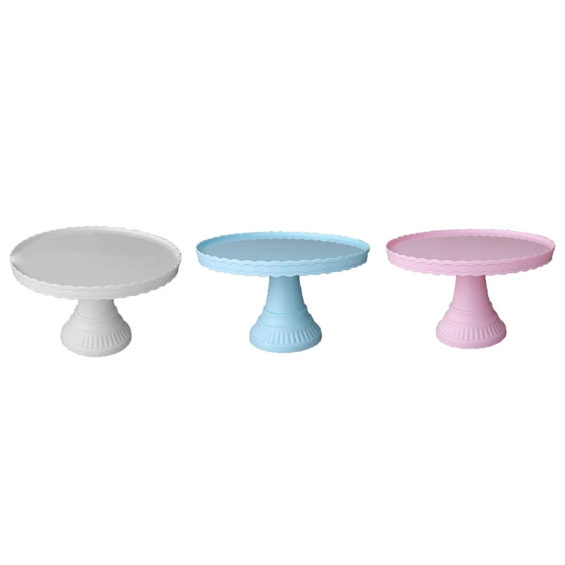 

Пластиковая подставка для торта, демонстрационная стойка, свадебное украшение, поднос для торта на день рождения, инструменты для десертов,...