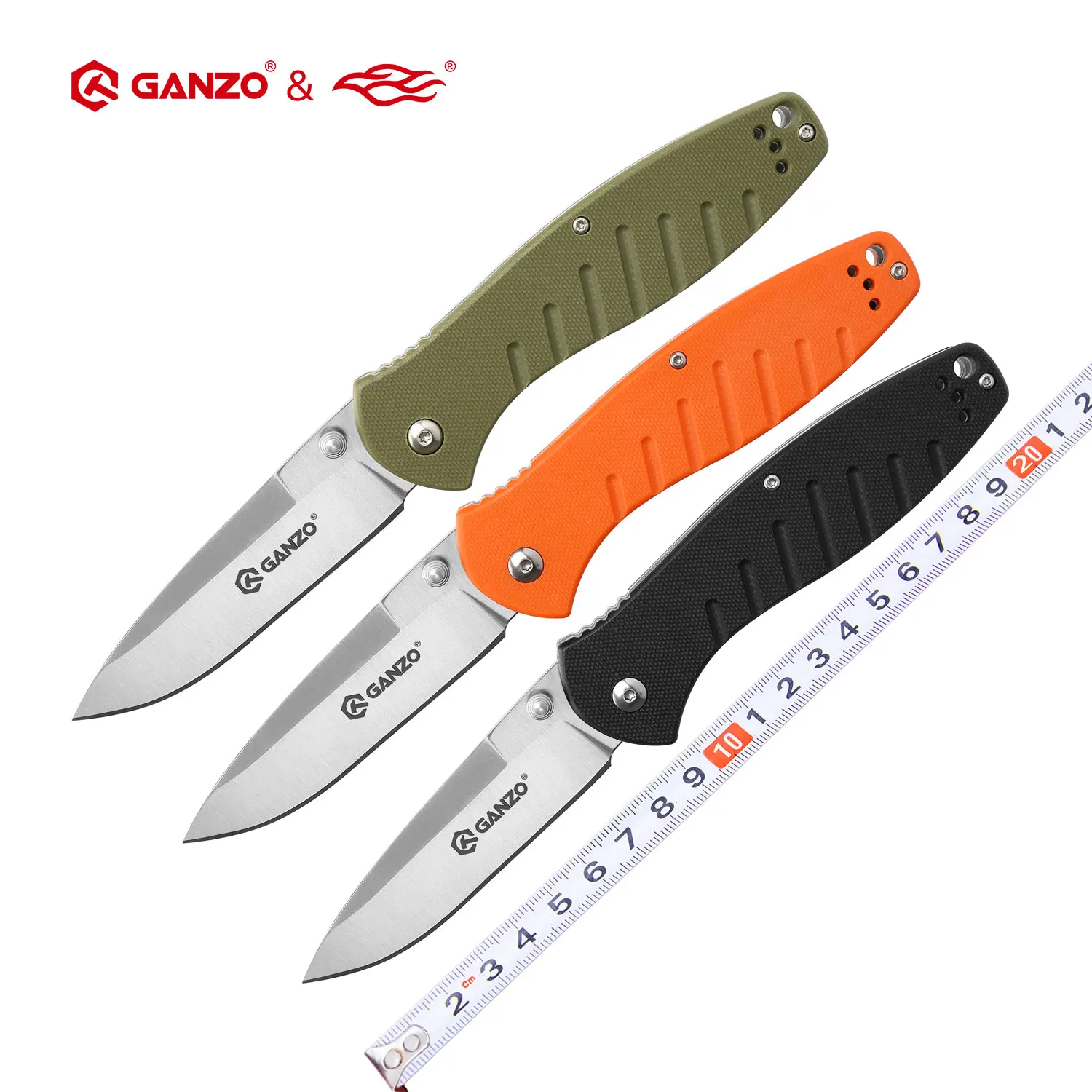 Складной нож Ganzo G738 Firebird F738 58 60HRC карманный Клинок с лезвием 440C и рукояткой G10 для