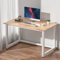 43 reinforcement beam computer desk laptop steel frame mdf board home office modern simple writing study table pc furniture