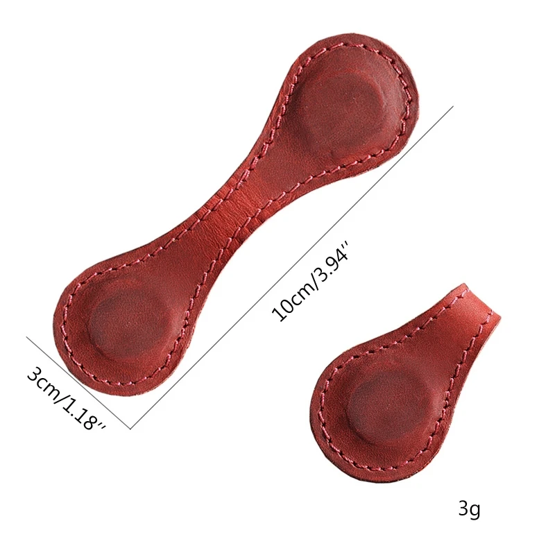 Карманная Закладка кожаная ручной работы двухсторонняя Магнитная Зажим для