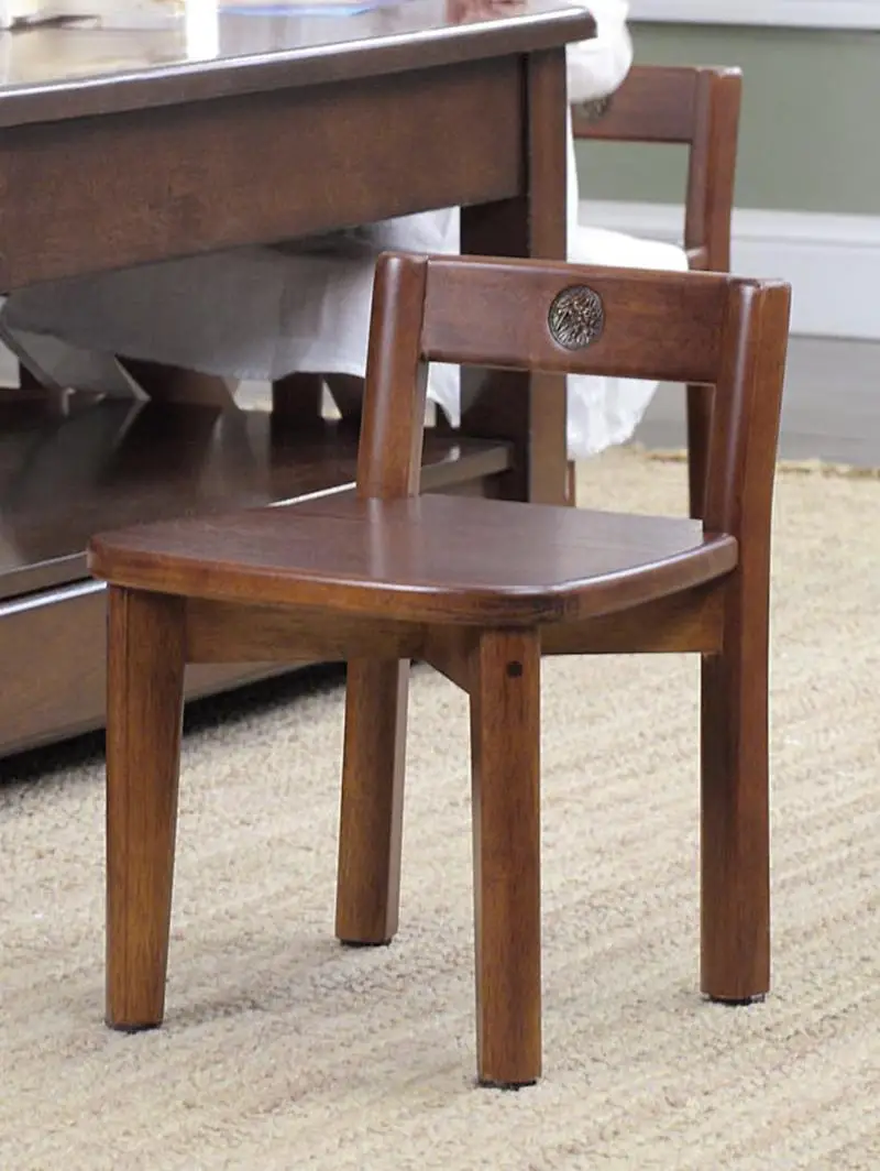Детский стул из цельного дерева студенческий домашний Маленький для еды