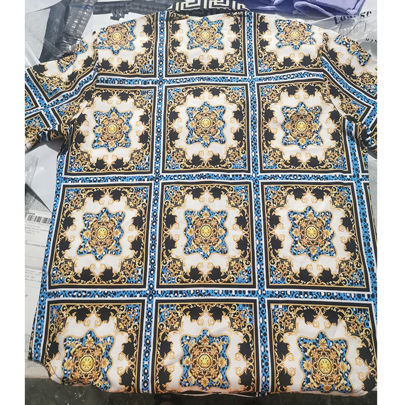 Комплект гавайской рубашки мужской из 2 предметов Модный комплект с принтом