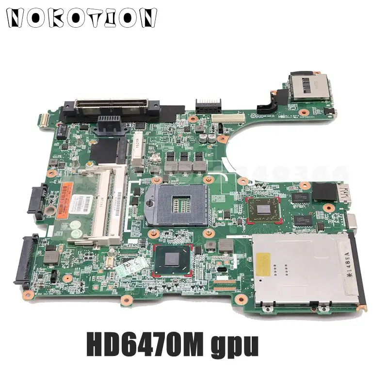 NOKOTION 646967-001 для ноутбука HP EliteBook 8560P 6560B материнская плата QM67 DDR3 HD6470M видеокарта