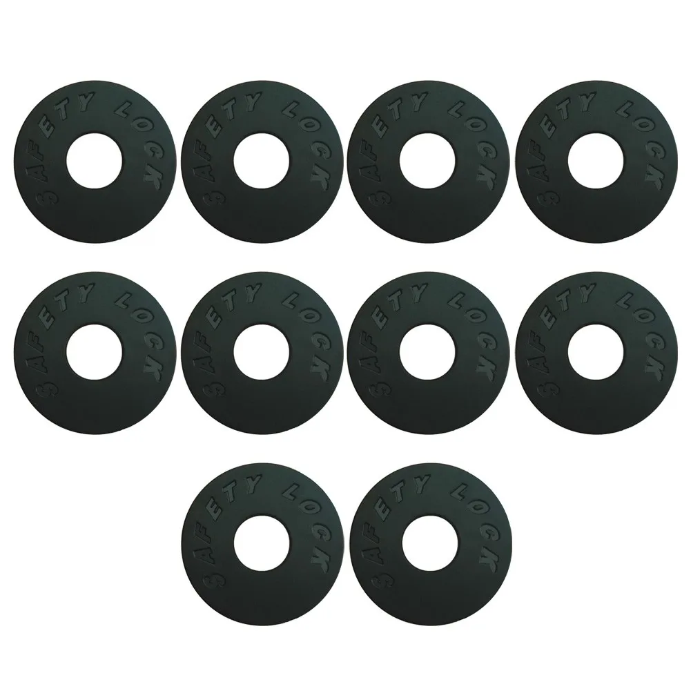 

10pcs Guitar Strap Locks Blocks Rubber Pads Washers Guitar Parts Guitar Strap Tail Stud Buckle Silicone Gasket Basses Accessory