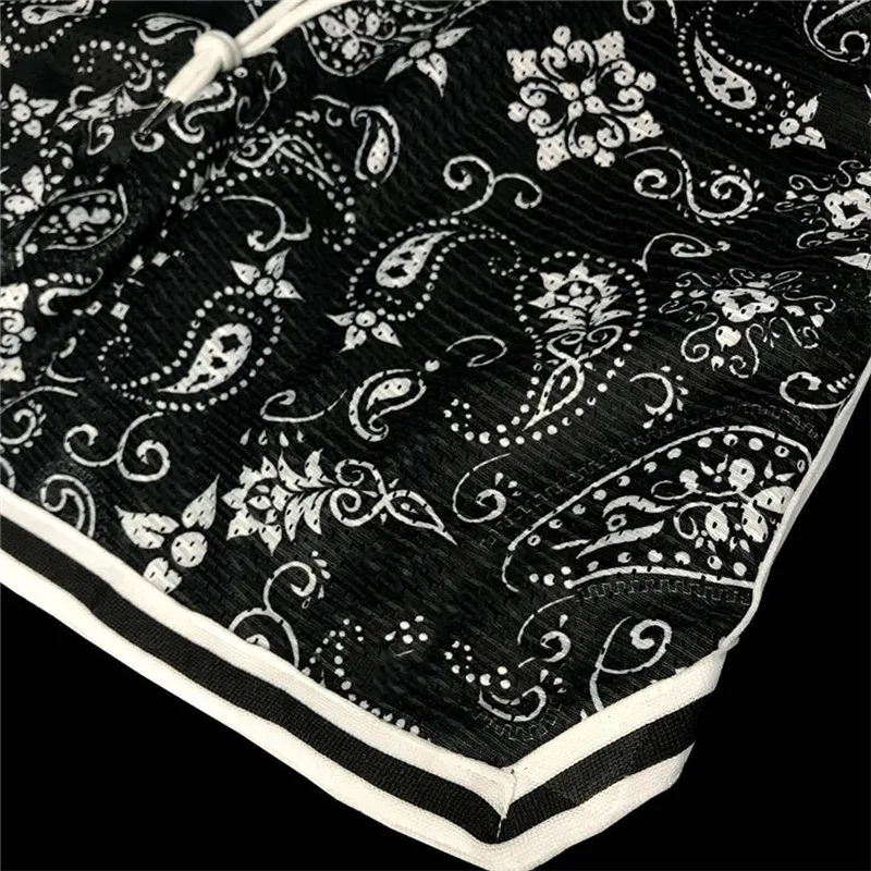 

2021 Summer Men's Camouflage Splicing Mesh Breathable Outdoor Fitness Sports Leisure Basketball Pants Running Training Shorts