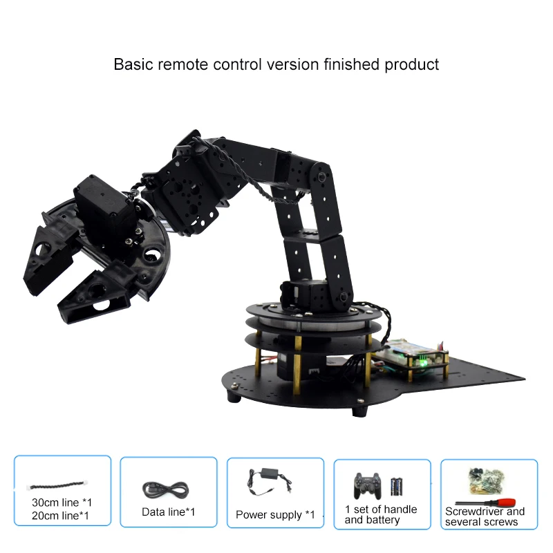 6 DOF Mechanical Arm DIY Kit Robotic Arm Manipulator Smart Sensor for Arduino Learning Kit Basic Remote Control
