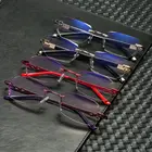 Очки для чтения с защитой от синего света Модные без оправы, мужские очки для чтения среднего и пожилого возраста ультра-светильник hd очки для чтения